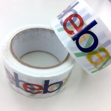 2 roll of eBay Branded Packaging Shipping Tape with Color Logo 75Yds x 2 in.