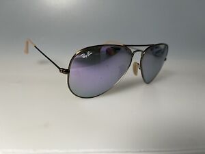 Ray-Ban RB 3025 Aviator 58-14  Purple Mirrored  Sunglasses
