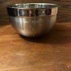 williams sonoma stainless steel 10 Cup Nesting Bowl. 18/10. 9”