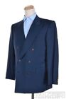BRIONI Tiberio Blue Wool Logo Button Blazer Sport Coat Jacket - EU 52 / US 44 R