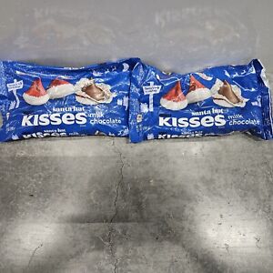 NEW LIMITED ED HERSHYS SANTA HAT KISSES  MILK CHOCOLATE CANDY 10.1 OZ (286G) BAG