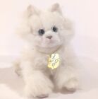 My Twinn Poseable Pets White Persian Cat Long Haired Blue Eyes Stuffed Animal