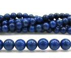 4-16mm Blue Egyptian Dark Blue Lazuli Lapis Round Gemstone Loose Beads 15