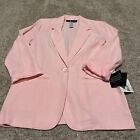 NWT! 8 Petite Sag Harbor Light Pink  Blazer/Jacket $36 MSRP