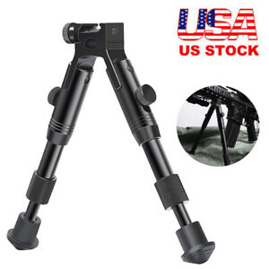 Heavy Duty Tactical Rifle Bipod Mount Adjustable Height Fit 20mm Picatinny Rail