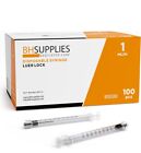 BH Supplies 1ml Luer Lock Tip Syringes (No Needle)