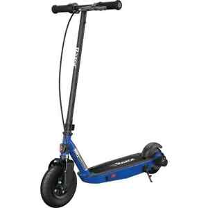 Razor Black Label E100 Electric Scooter - Ages 8+ Up To 10mph - Blue