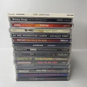 Huge Lot Of 90s/00s Rap Hip Hop CDs Some Sealed! DMX E40 Dr Dre Snoop Dogg💥🤘