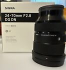 Sigma 24-70mm f/2.8 DG DN Zoom Lens for Sony E-mount AND ND Filter