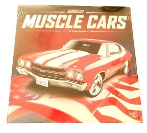 American Muscle Cars 16 Months 2022 Wall Calendar 12 X 24 Brown Trout