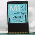 Korg M1 Drums 1 Program Memory Card MPC-03 1988 Prog. Combi. Demo-Seq.