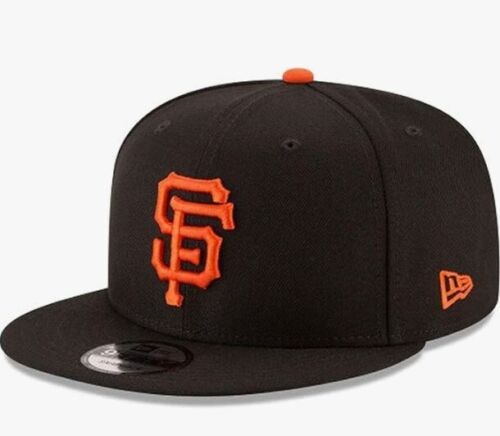 New Era San Fransisco Giants Black 9FIFTY Snapback Cap 950 MLB Adjustable Hat