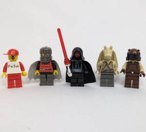 Lot of 5 Lego Mini Figures Darth Maul, Timmy, Bat Lord, Jar Jar, Royal Guard
