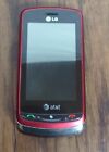Mobile Cell Phone LG GR500 Red AT&T As Is For Parts Not Tested LG1