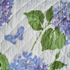 Lillian August French Farmhouse 3pc Full Queen Quilt Purple Butterfly Hydrangea