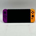 Nintendo Switch OLED Video Game Console HEG-001 Purple Yellow