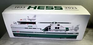 New 2023 HESS Toy Truck 90th Anniversary Collector’s Edition Ocean Explorer Heli
