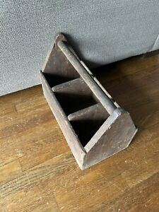 Antique Solid Wood  Pine Tool Box, Decor , Ect ,1950s