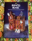 Vintage 80's Halloween Haunted House 3D Die Cut Paper Decoration
