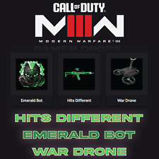MW3 / Modern Warfare 3 / COD ⚡ HITS DIFFERENT + EMERALD BOT + WAR DRONE⚡ SKINS