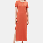 THEORY | Cherryal Travel Jersey Maxi Dress Orange GUC I272