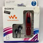 Sony Walkman B Series 2GB MP3 Player NWZ-B135F - Red *TESTED* (1B) MO#8683