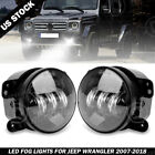 Pair 4 Inch LED Fog Lights Lamp for Jeep Wrangler JK TJ LJ Dodge Journey Charger (For: Jeep Wrangler JK)