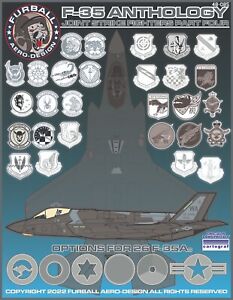 1/48 Furball F-35A Anthology Part IV Decals for the Tamiya Kit