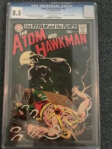 Atom and Hawkman #43 - DC 1969 Silver Age Issue - CGC NM- 8.5 - Gentleman Ghost