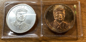Donald Trump 2020 1 oz .999 Silver Coins 45th President Commemorative Qty 2