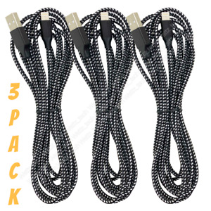 3Pack 6ft Phone Charger Charging Cable for iPhone 14/13/12/11/Pro/11/XS/MAX/XR/8