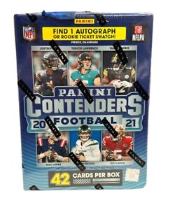 LOT of (2) 2021 Panini Contenders Football Blaster Box Sealed Lawrence RC Year