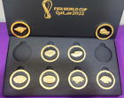 Fifa World Cup Qatar 2022 Rare Gift Souvenir Stadium Imprinted Medals