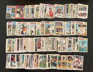 Huge 1970's Baseball 300 Card Lot with Rookies & HOF Stars