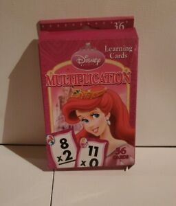 Disney Princess Multiplication Flash Cards