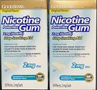 GoodSense Nicotine Gum 2 mg, Original Non-Coated, 100 Pieces, Exp 05/31/2024