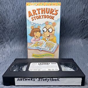 Arthur - Arthur's Storybook VHS Tape 2001 - 3 Great Adventures PBS Kids Cartoon