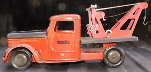 custom Structo Wrecker Junk Yard Tow Recovery Rescue Truck pressed steel USA