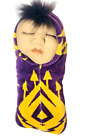 Native American Cherokee Baby Doll Handmade Wrapped In Pendleton Blanket