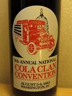 COLA CLAN CONVENTION - Washington D.C. - Coca Cola Bottle 1983