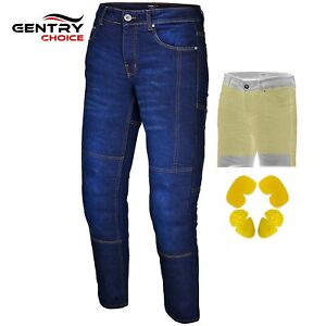 RIDERACT® Motorbike Jeans for Men Motorbike Riding Pant Reinforced Aramid Pant