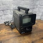 Vintage Panasonic TR-555 Portable TV Television W/ TY-175P Adapter