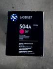 NEW Genuine HP CE253A 504A Magenta Toner Cartridge For CP3525 CM3530 Sealed Box