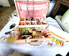 Vintage Jewelry Box Filled With Vintage/Modern Misc. Jewelry