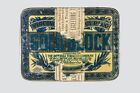 Rare 1910s Canadian “Gold Block” litho hinged tobacco tin in very good cond