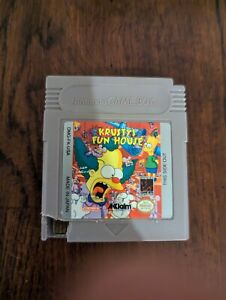 Krustys Fun House Authentic Tested Simpsons Nintendo Game Boy