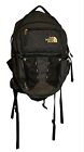 Black/Gold The North Face Recon Camping Hiking School Laptop Backpack Book Bag
