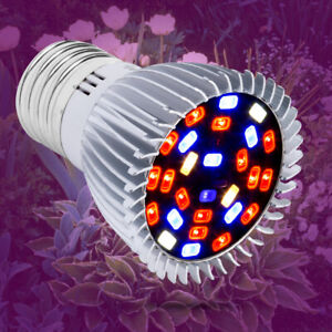 E27 28 Led Grow Light Bulb Grow Lamp for Indoor Plant Hydroponic Veg Bloom Light