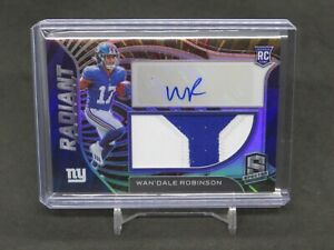 New Listing2022 PANINI SPECTRA WAN'DALE ROBINSON RC PATCH AUTO /60 NEW YORK GIANTS JH12