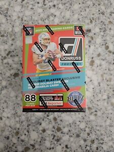 2021 Donruss Football Holiday Blaster Box Exclusive With Rookie Holiday Sweater